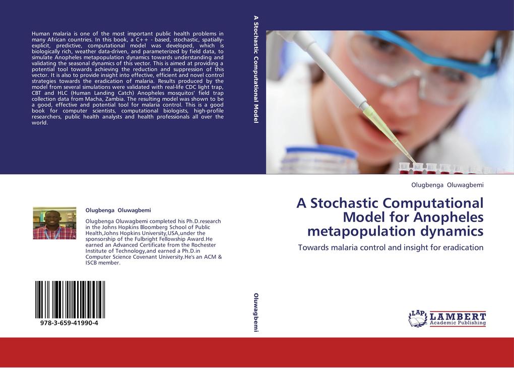 A Stochastic Computational Model for Anopheles metapopulation dynamics