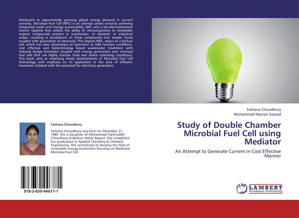 Study of Double Chamber Microbial Fuel Cell using Mediator