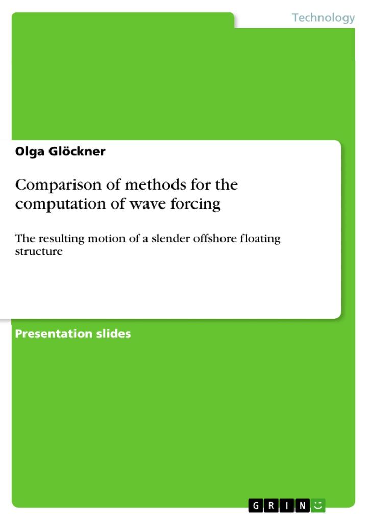 Comparison of methods for the computation of wave forcing