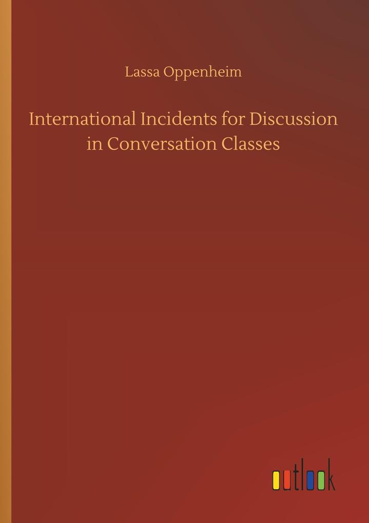 Image of International Incidents for Discussion in Conversation Classes