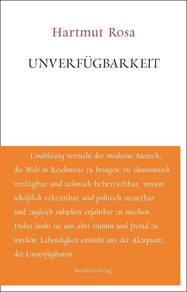 Residenz Verlag Unverfügbarkeit