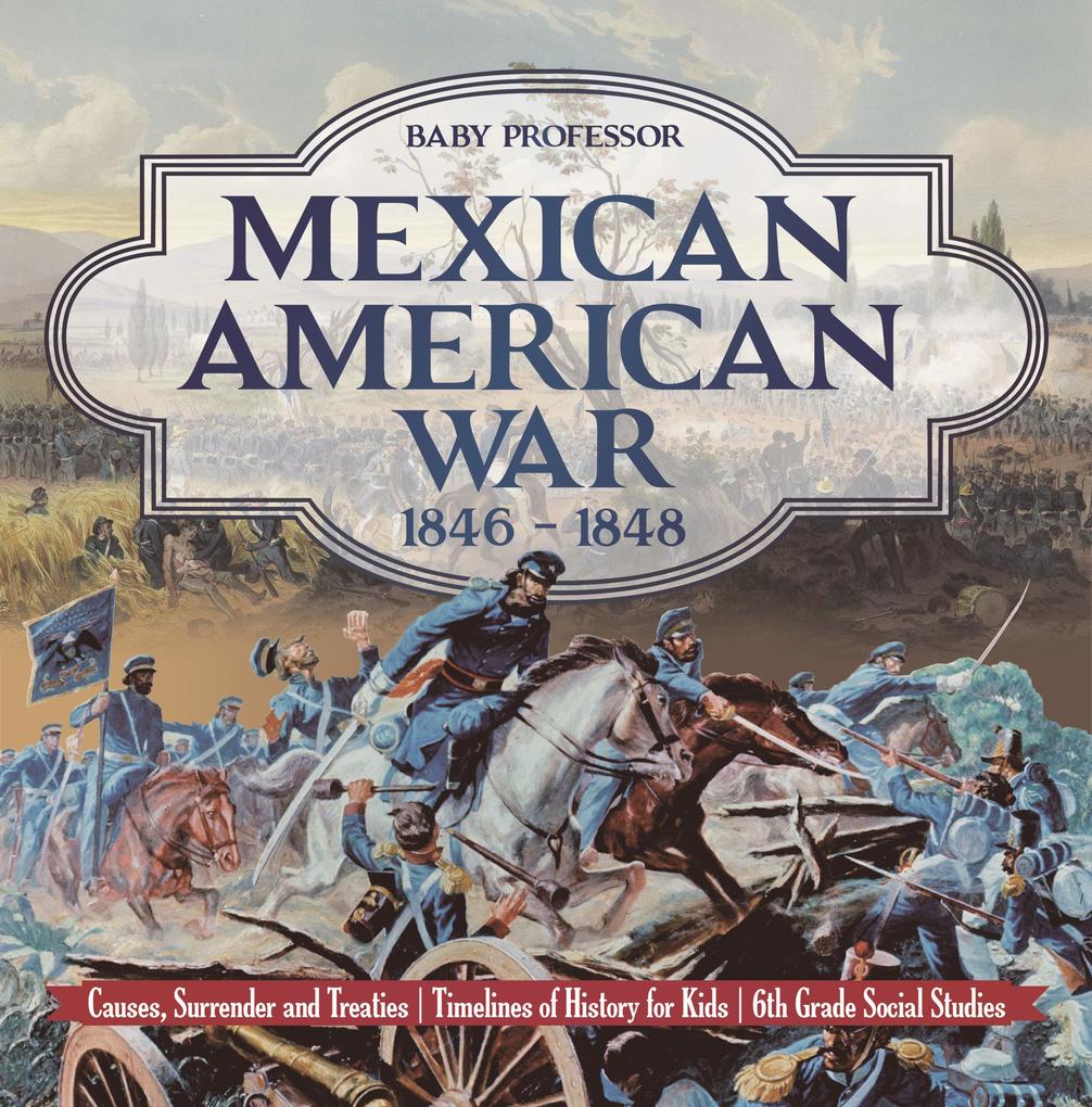 Mexican American War 1846 - 1848 - Causes Surrender and Treaties | Timelines of History for Kids | 6th Grade Social Studies