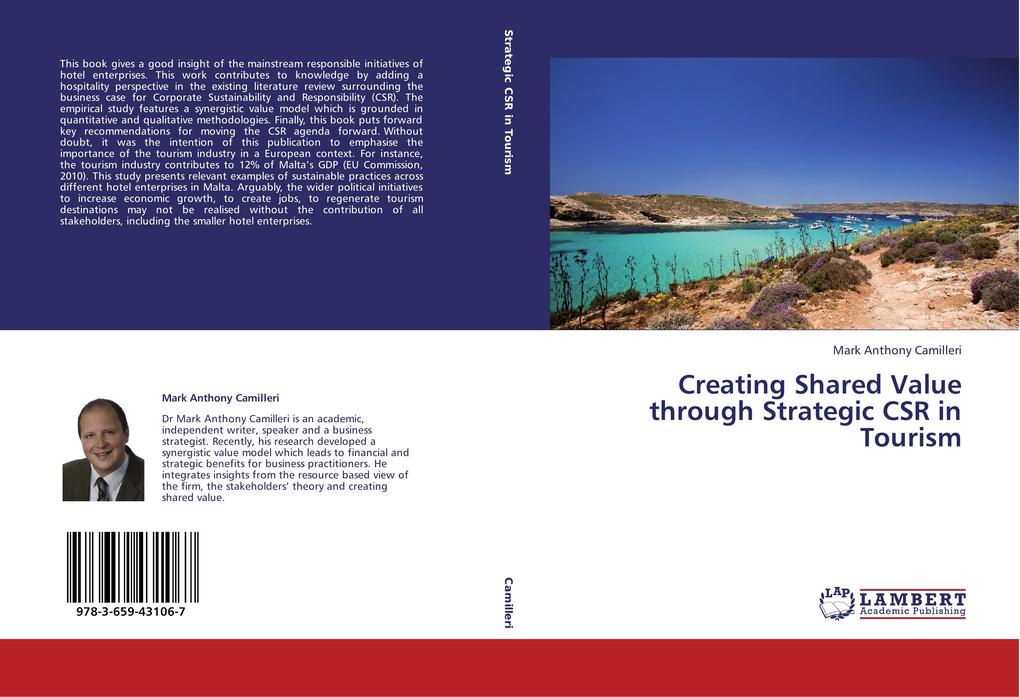 Creating Shared Value through Strategic CSR in Tourism