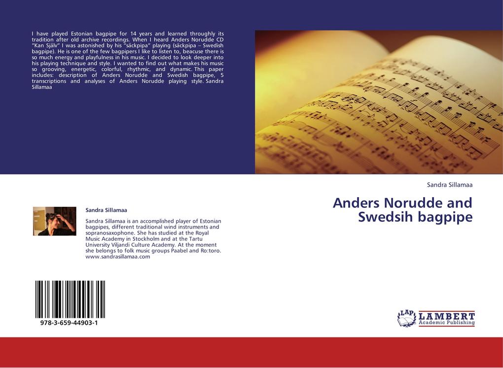 Anders Norudde and Swedsih bagpipe