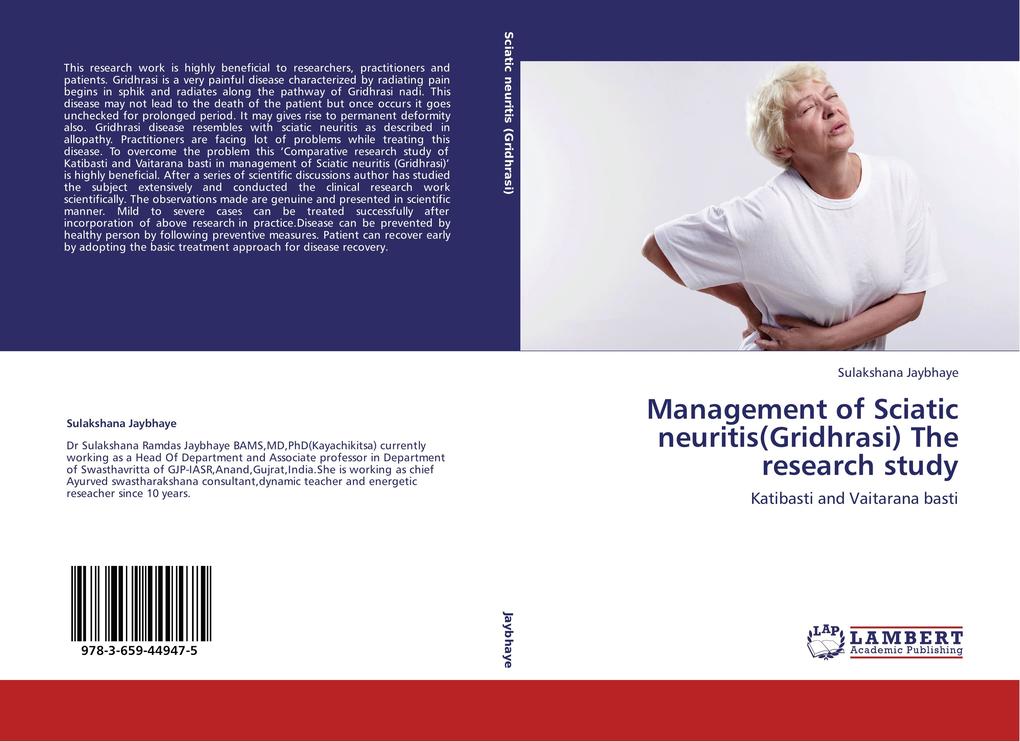 Management of Sciatic neuritis(Gridhrasi) The research study