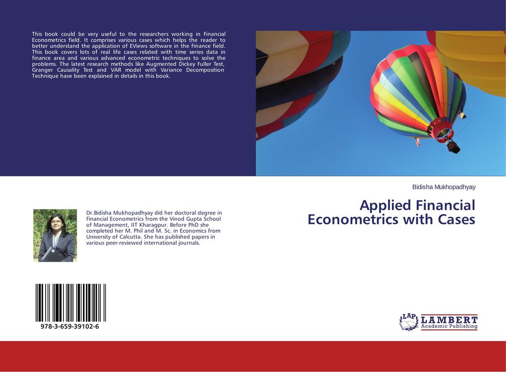 Applied Financial Econometrics with Cases - Bidisha Mukhopadhyay