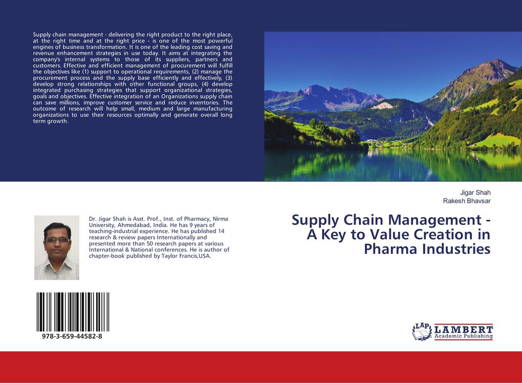 Supply Chain Management - A Key to Value Creation in Pharma Industries