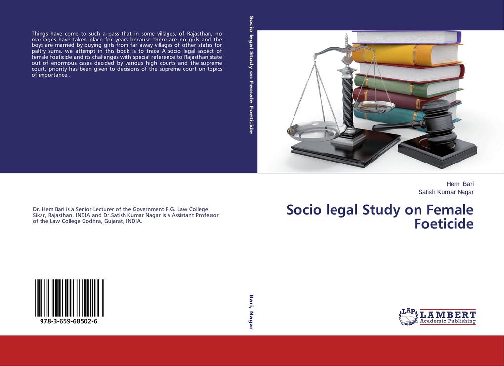 Socio legal Study on Female Foeticide