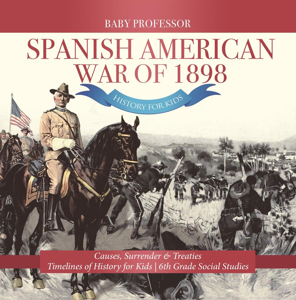 Spanish American War of 1898 - History for Kids - Causes Surrender & Treaties | Timelines of History for Kids | 6th Grade Social Studies