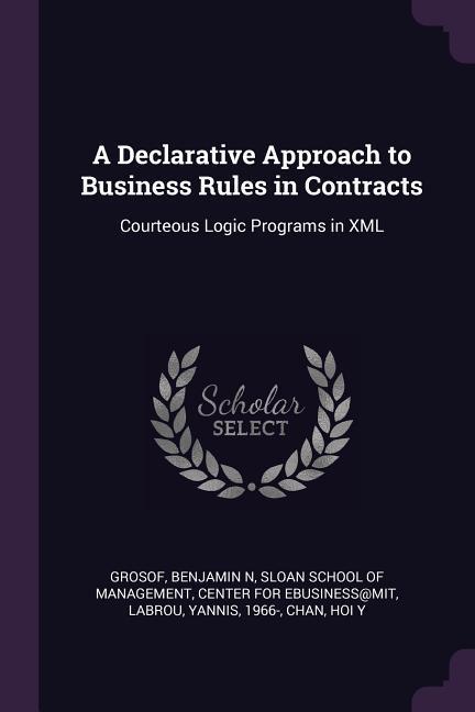 A Declarative Approach to Business Rules in Contracts