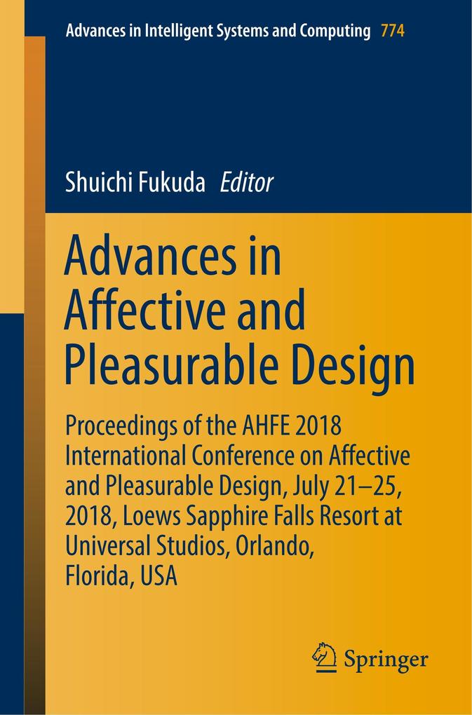 Advances in Affective and Pleasurable 