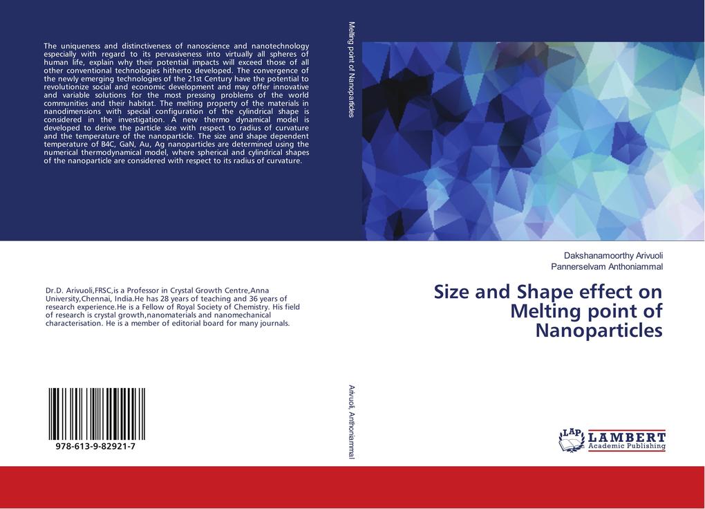 Size and Shape effect on Melting point of Nanoparticles