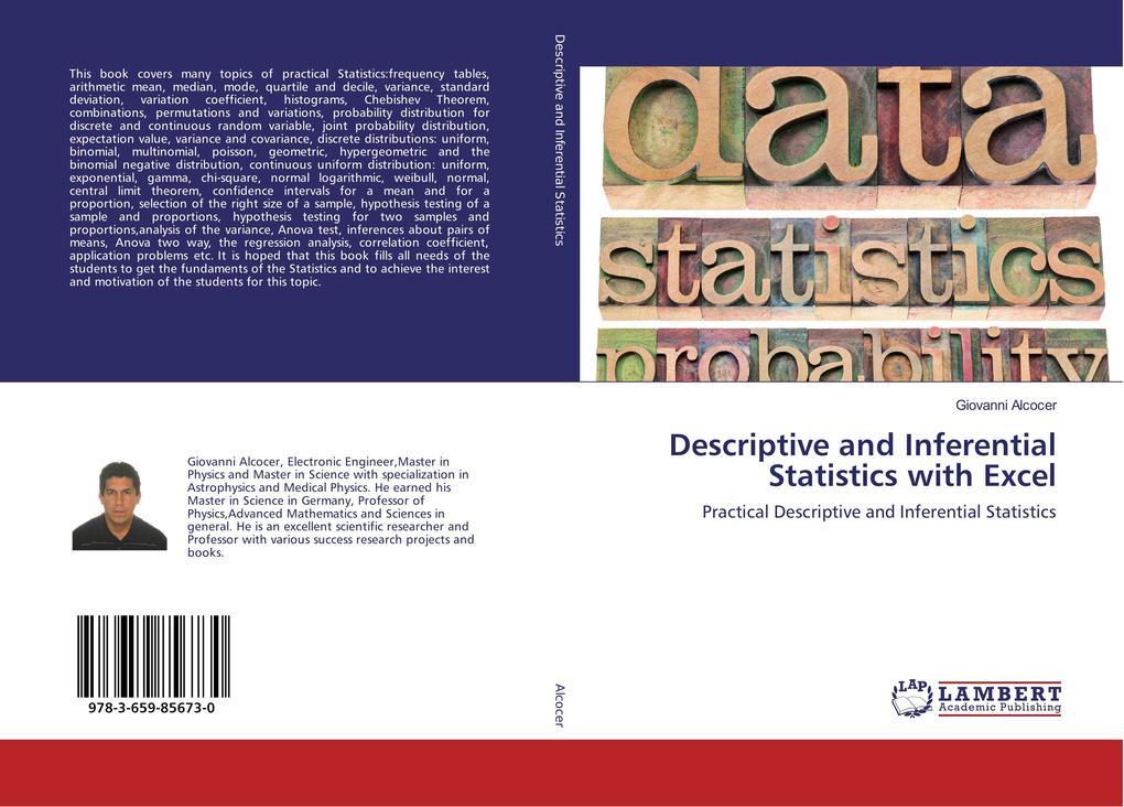 Descriptive and Inferential Statistics with Excel