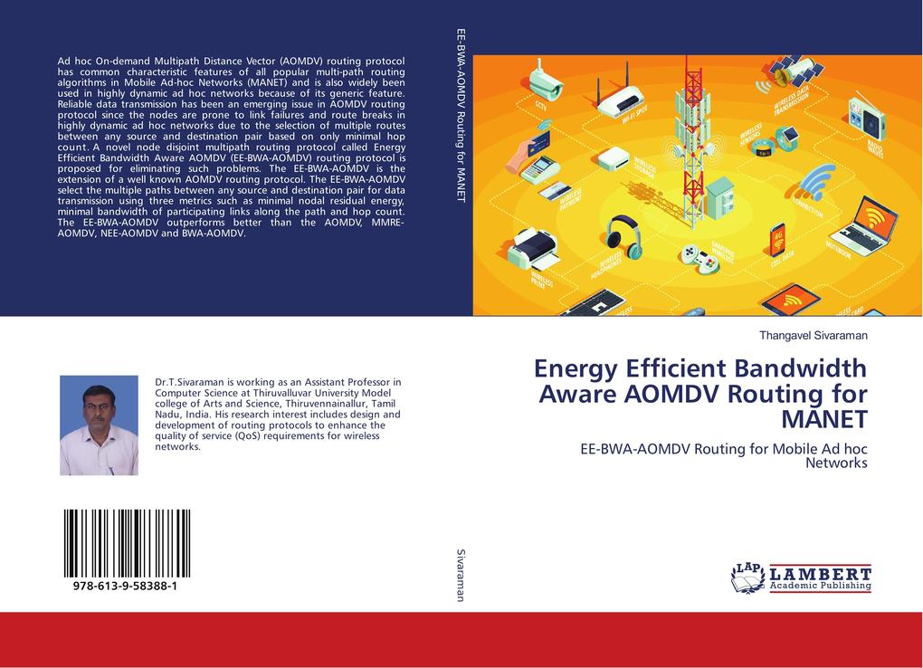 Energy Efficient Bandwidth Aware AOMDV Routing for MANET