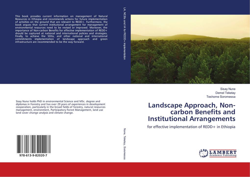 Landscape Approach Non-carbon Benefits and Institutional Arrangements