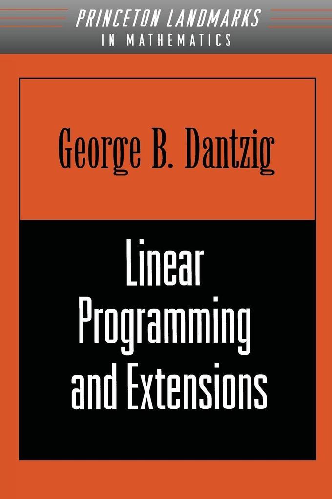 Princeton University Press Linear Programming And Extensions