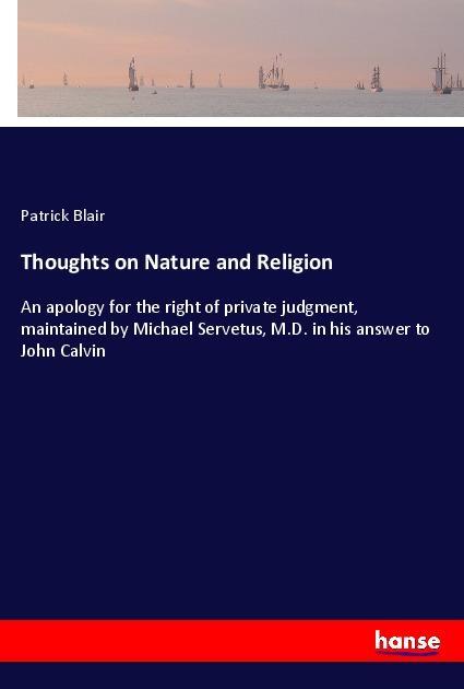 Thoughts on Nature and Religion