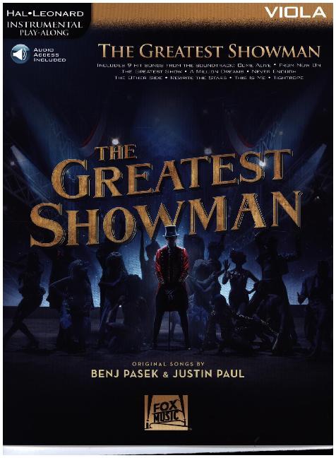 The Greatest Showman Instrumental Play-Along Series for Viola Book/Online Audio