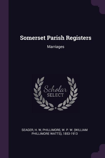 Somerset Parish Registers
