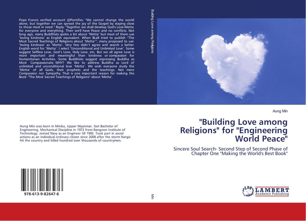 'Building Love among Religions' for 'Engineering World Peace'