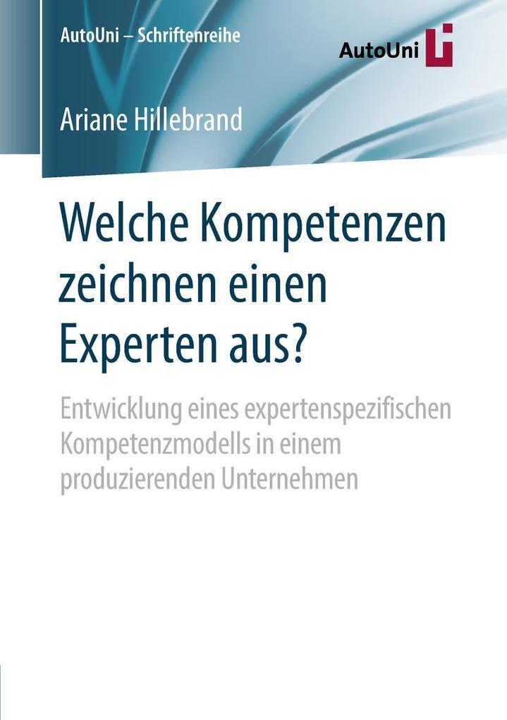 Welche Kompetenzen zeichnen einen Experten aus?