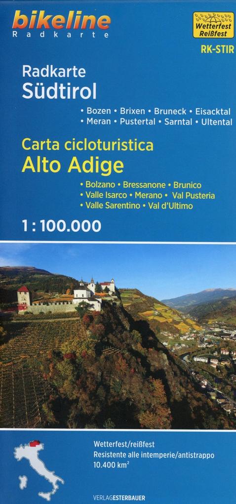 Radkarte Südtirol 1:100.000