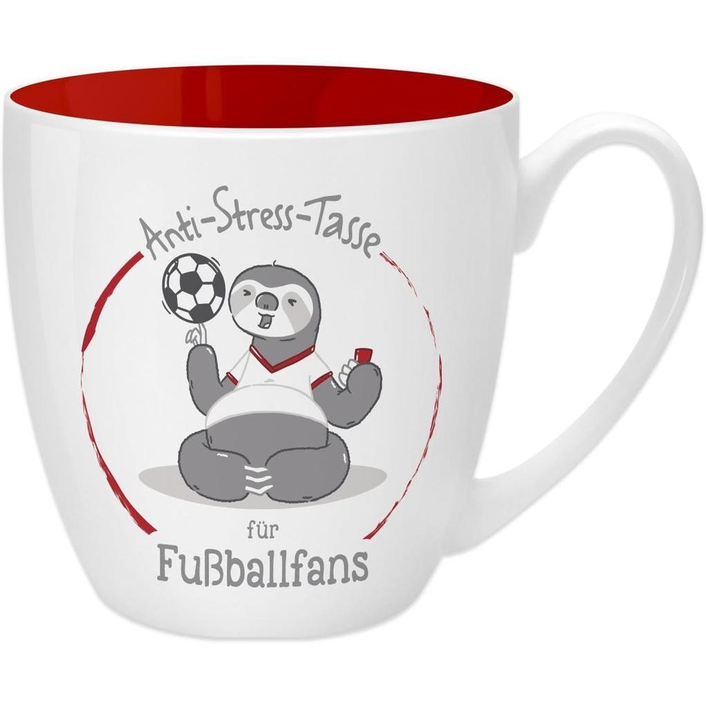 Tasse mit Motiv 'Fußballfans'
