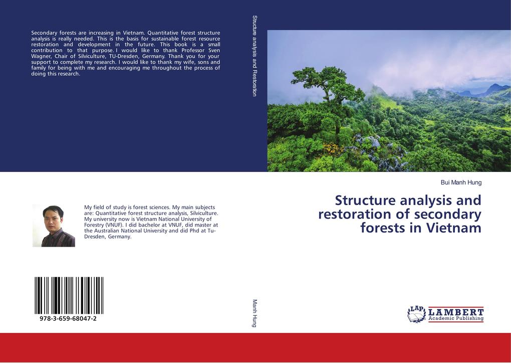 Structure analysis and restoration of secondary forests in Vietnam