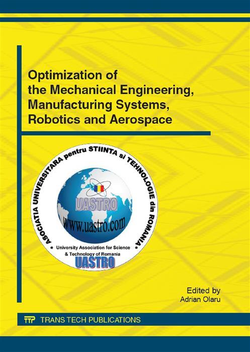 Optimization of the Mechanical Engineering Manufacturing Systems Robotics and Aerospace
