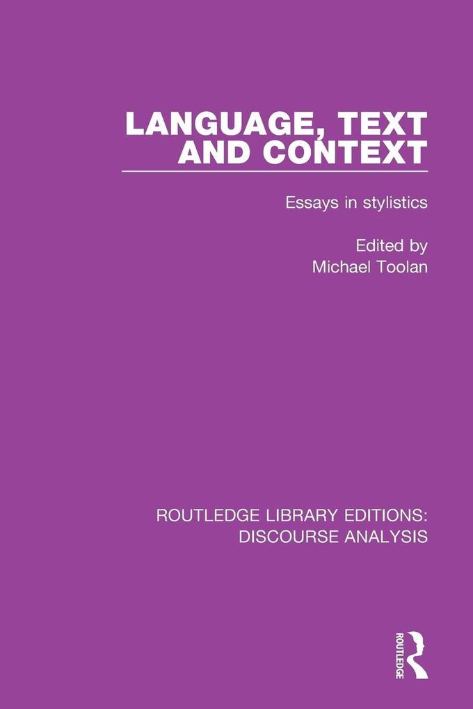 Language Text and Context