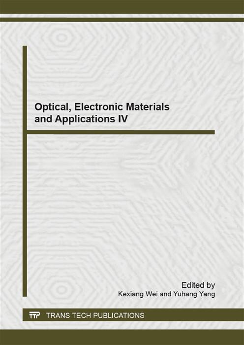 Optical Electronic Materials and Applications IV