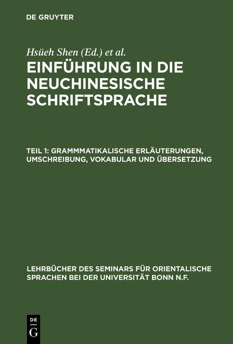 Grammmatikalische Erläuterungen Umschreibung Vokabular und Übersetzung
