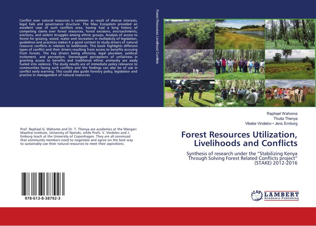 Forest Resources Utilization Livelihoods and Conflicts