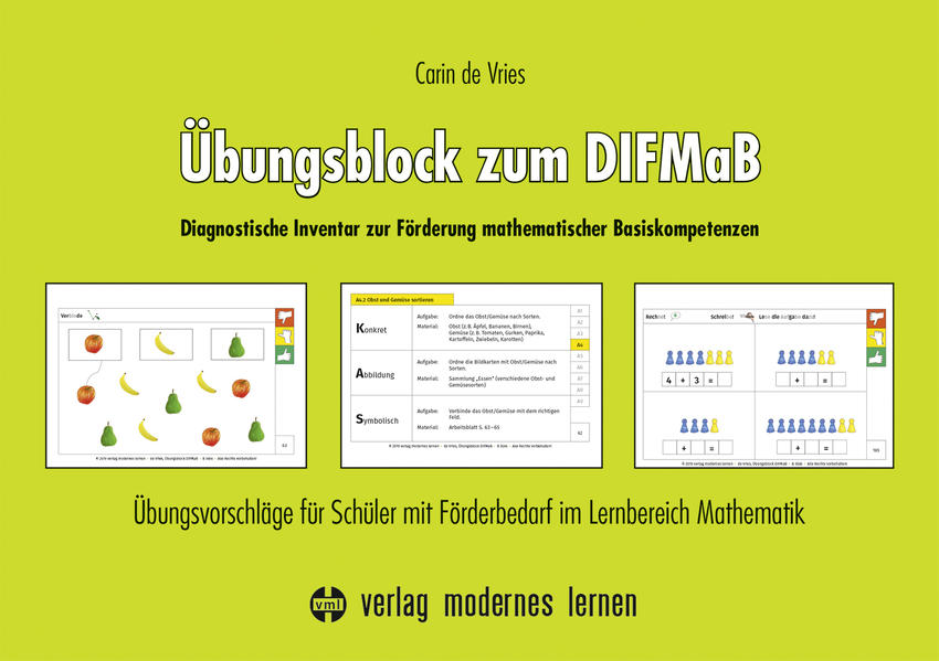 Übungsblock zum DIFMaB (Diagnostisches Inventar zur Förderung mathematischer Basiskompetenzen)