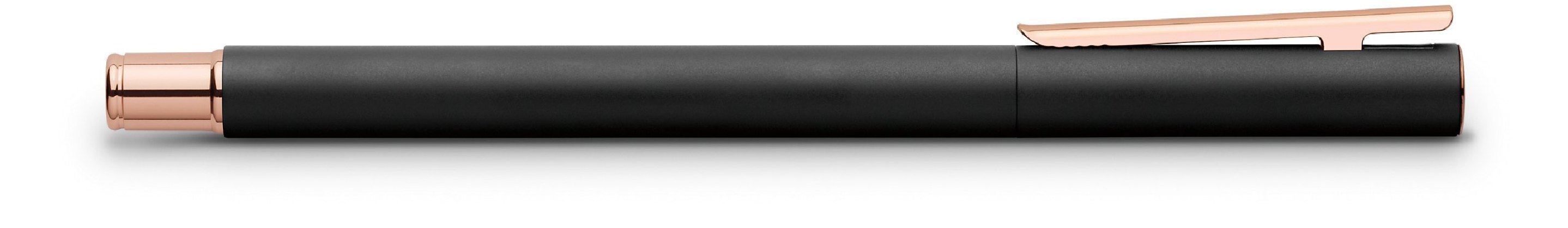 Faber-Castell Füller Neo Slim Schwarz rosegoldfarben M