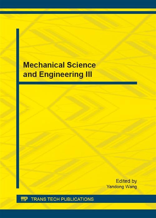 Mechanical Science and Engineering III