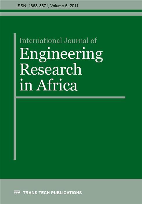 International Journal of Engineering Research in Africa Vol. 6
