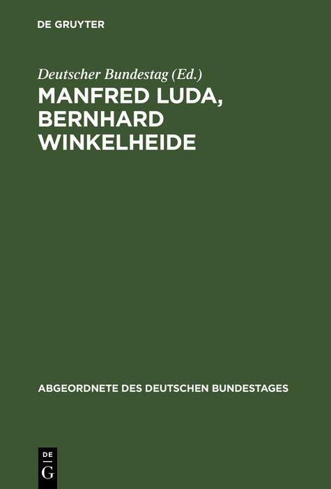 Manfred Luda Bernhard Winkelheide