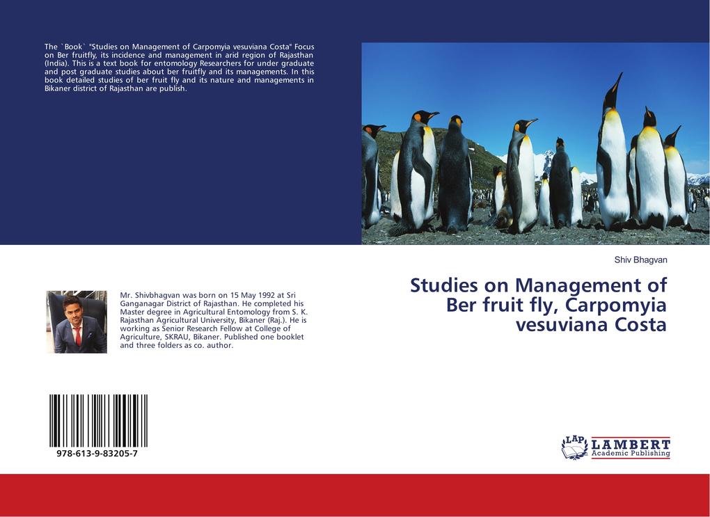 Studies on Management of Ber fruit fly Carpomyia vesuviana Costa