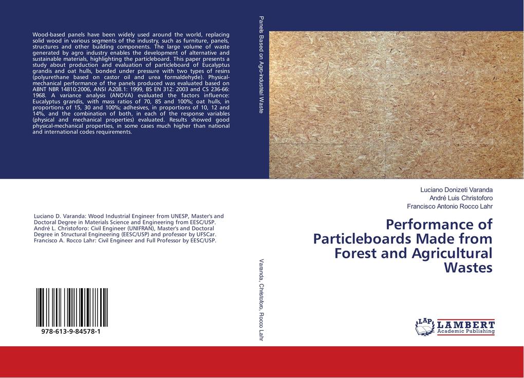 Performance of Particleboards Made from Forest and Agricultural Wastes