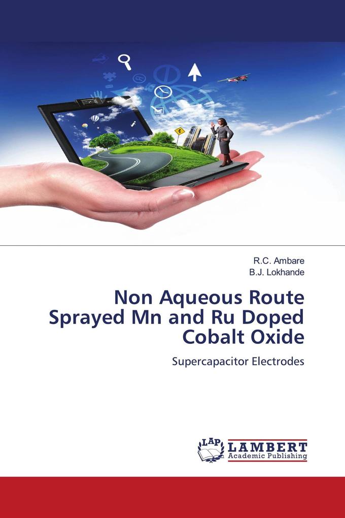 Non Aqueous Route Sprayed Mn and Ru Doped Cobalt Oxide