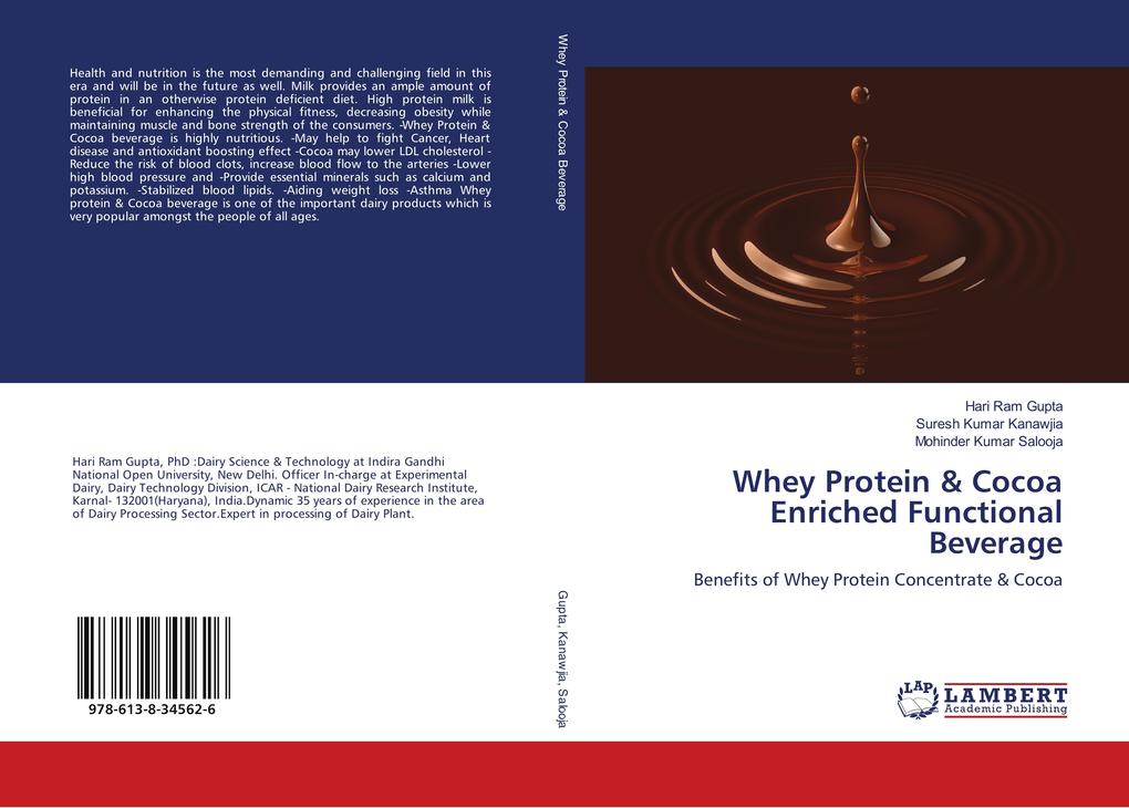 Whey Protein & Cocoa Enriched Functional Beverage