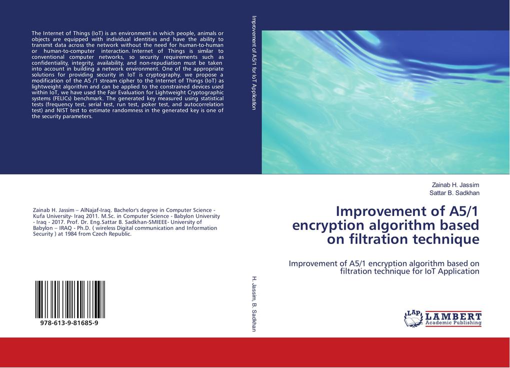 Improvement of A5/1 encryption algorithm based on filtration technique