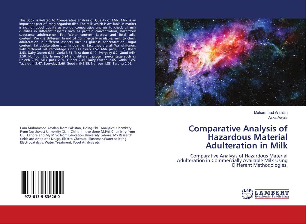 Comparative Analysis of Hazardous Material Adulteration in Milk