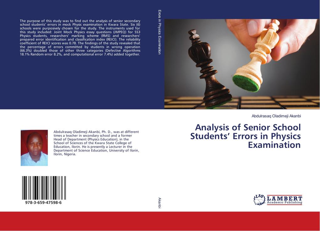 Analysis of Senior School Students' Errors in Physics Examination