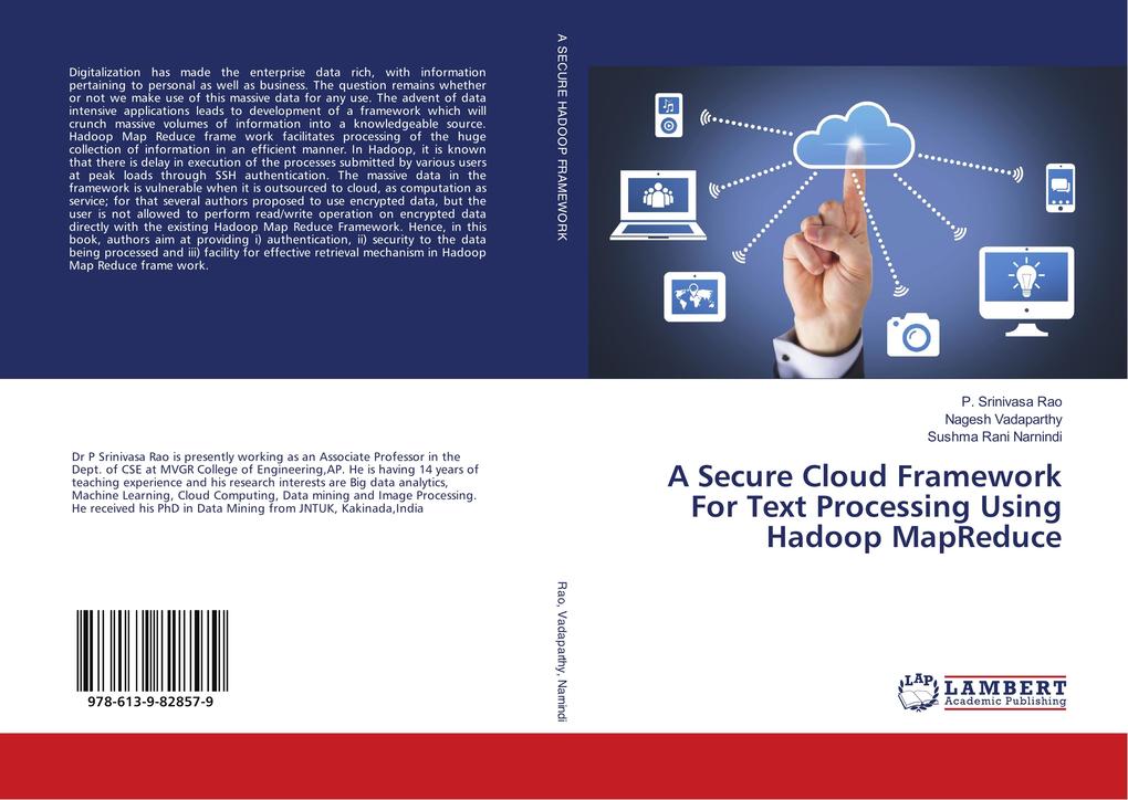 A Secure Cloud Framework For Text Processing Using Hadoop MapReduce