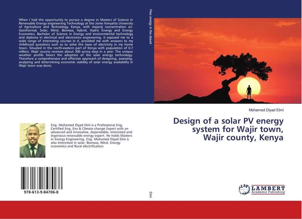 Design of a solar PV energy system for Wajir town Wajir county Kenya