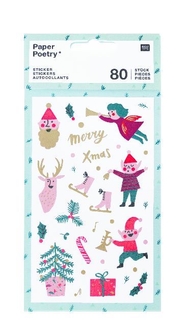 Sticker Jolly Christmas Classic