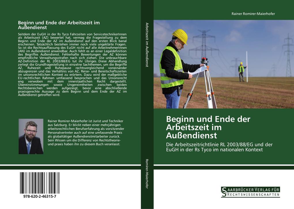 Beginn und Ende der Arbeitszeit im Außendienst