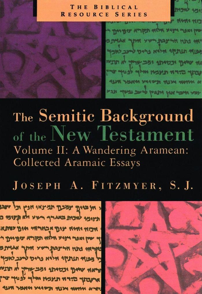 The Semitic Background of the New Testament Volume 2